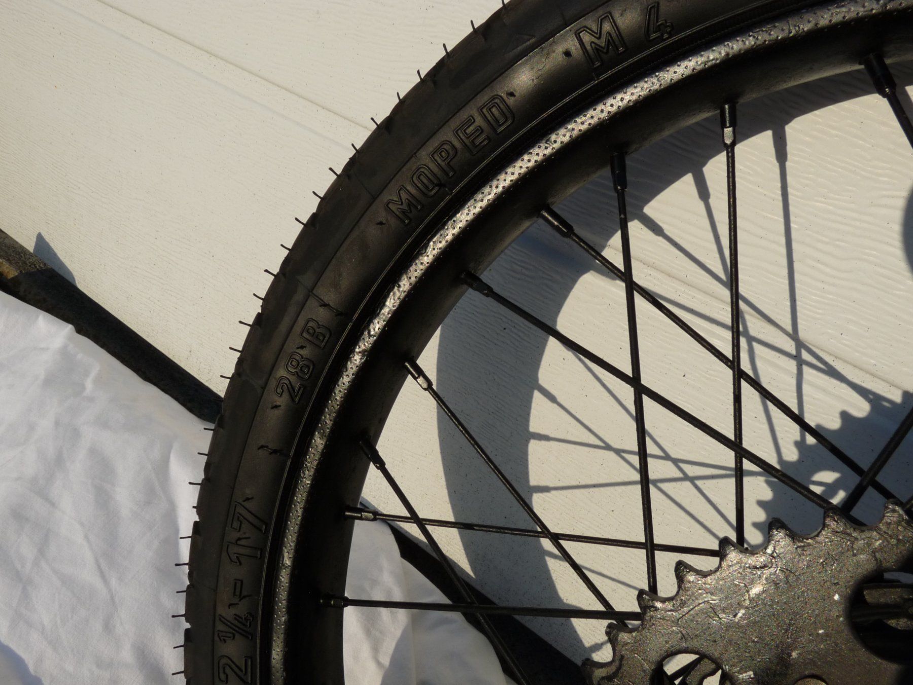 Puch Parti ricambio per ciclomotori: Puch X30 Speichenrad hinten Rücktritt – Difettoso da Oberdorf BL venduto da Chrigi7073 6