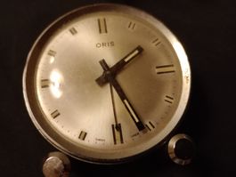 Oris Wecker, Tischuhr, Vintage, mechanisch,