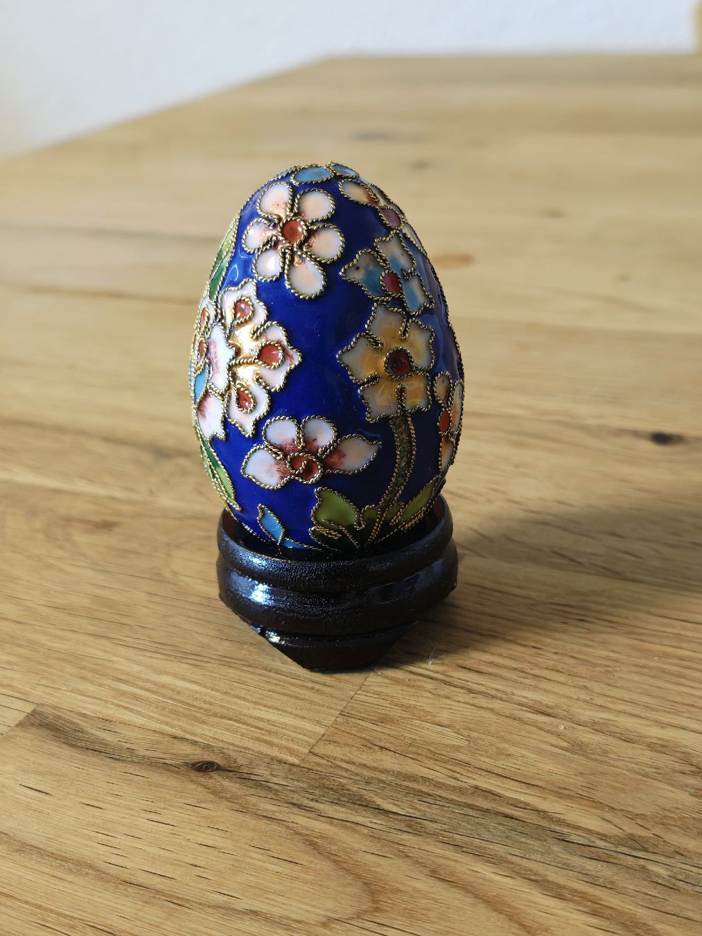 Tutte le decorazioni: Cloisonné-Emaille-Ei mit Blumenmuster – Usato da Affoltern am Albis venduto da chassa2 2