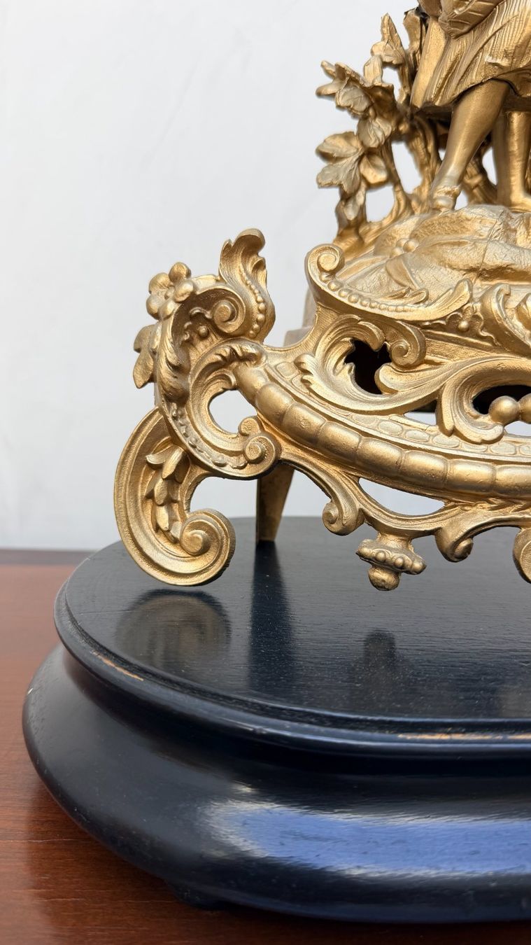 Orologi da terra & Orologi da parete: Pendule de cheminée de style Rococo ou Napoléon III – Usato da Bulle venduto da ABELiAM 4