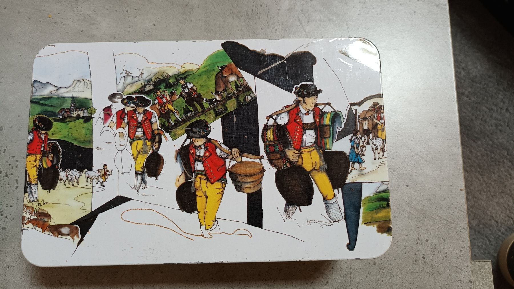 Dosen: Appenzeller Blechdose – Gebraucht aus chur von erika025