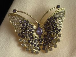 Luxus Elegante  Brosche Farbe: Gold