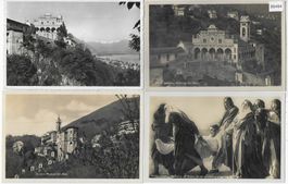 4 AK Locarno Madonna del Sasso
