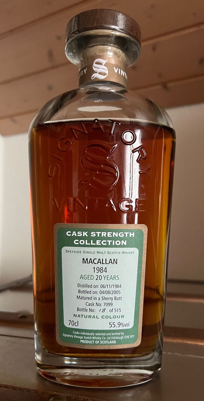 Macallan Bevande alcoliche: MACALLAN 20 years old single malt whisky – Nuovo e nell'imballaggio originale da Kefikon TG venduto da Ord12 1