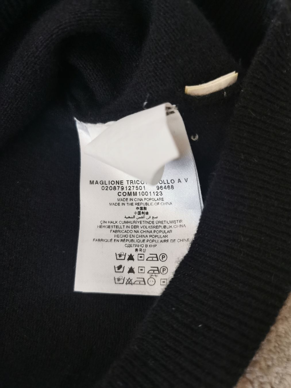 Maglioni & Felpe: Pullover WOLLE/Kaschmir Grösse L schwarz, CERUTTI – Usato da Erlenbach ZH venduto da alisamilana 3