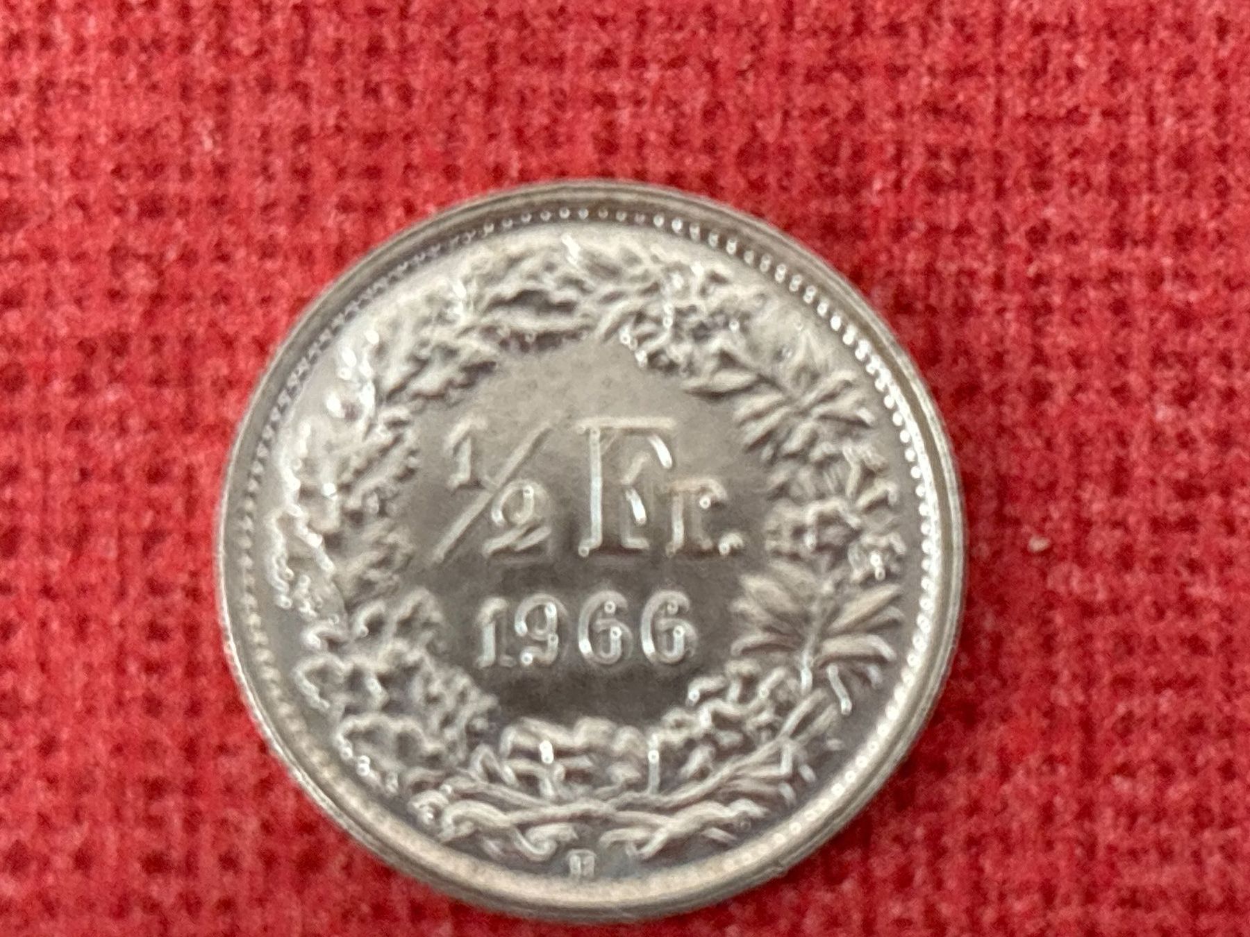 Tutti le monete: 1/2 Franken 1966 Silber Unzirkuliert TOP – Usato da Ormalingen venduto da digital09