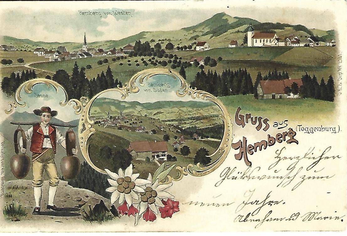 Cartes postales: Gruss aus Hemberg Litho – D'occasion à Wetzikon ZH par Brulu100