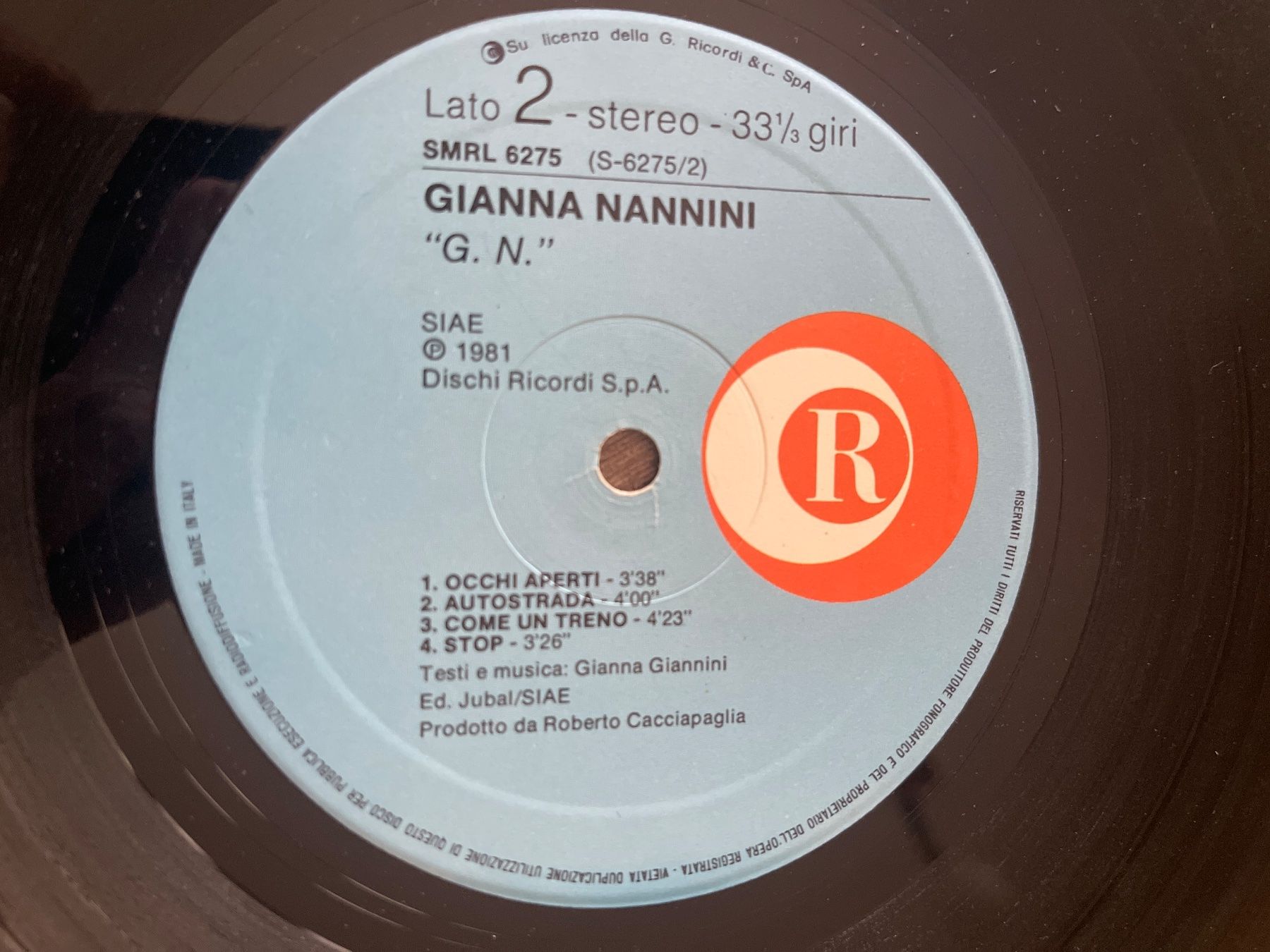 Dischi in vinile: A820/Gianna Nannini G.N. – Usato da Frutigen venduto da Philippe_jsp 2