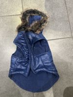 Winter Hunde Mandel blau S neuwertig
