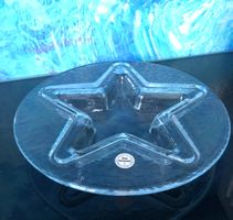 Glasi Hergiswil Sternteller Stella Weihnachtsdeko Glas Schal