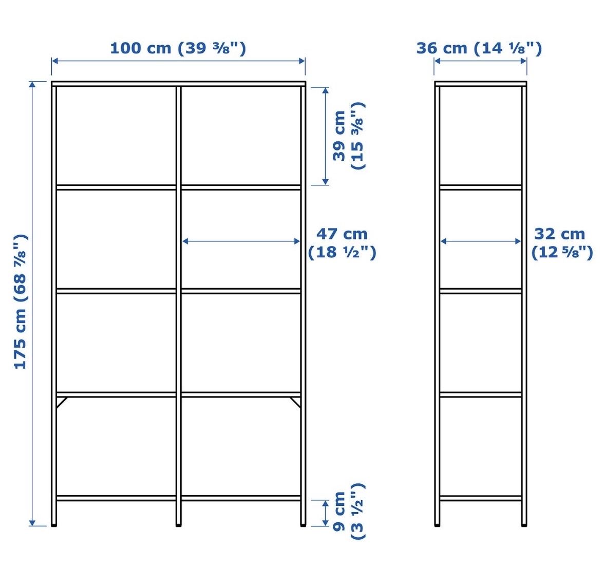 Ikea Scaffali: Ikea VITTSJÖ Regal – Usato da Uster venduto da g21_d9lv 2