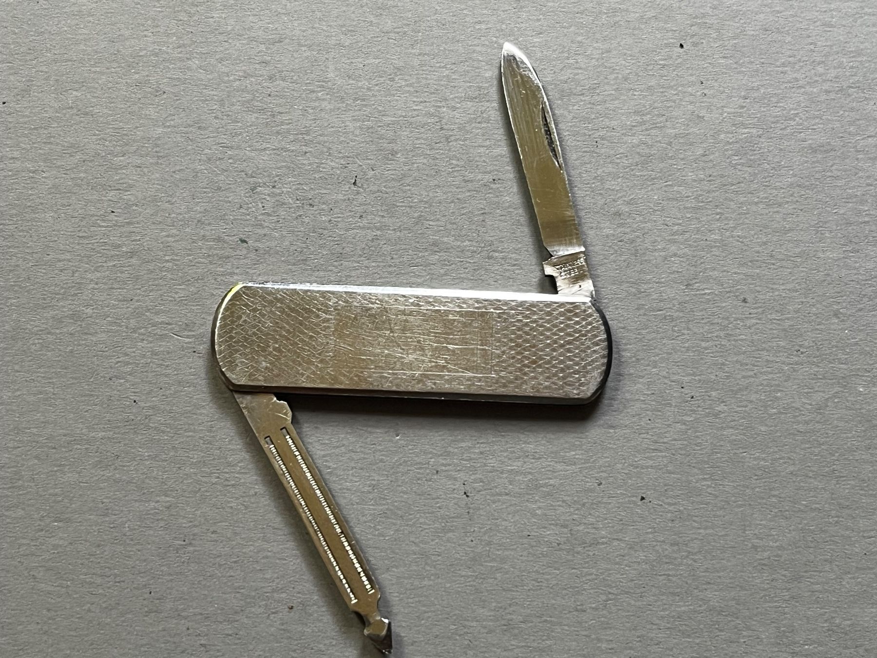 Taschenmesser: Sackmesser 60 mm - Edelstahl – Gebraucht aus Zürich von FV.vintage