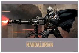 Mandalorian Fire by Doug Chiang Lithographie ed. limitée 395