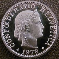 20 Rappen 1979 stgl. / aus Münzsatz