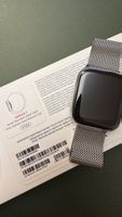Apple Watch Edelstahl Series 7 41mm Silver Milanese Loop
