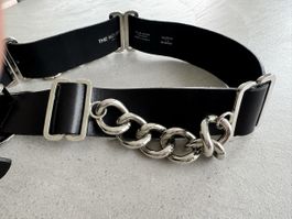 The KOOPLES ceinture cuir noir - T2