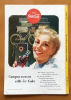 Vintage Reklame Coca Cola, 1953, Werbung, Magazin-Inserat
