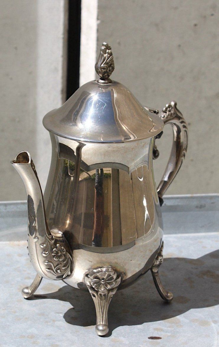 Teiere: Vintage Kaffeekanne /Mokkakanne  im Rokoko-/Barockstil – Usato da Locarno venduto da fripui 5