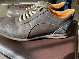 NEUE Camel-Leder-Halbschuhe, Gr. 7