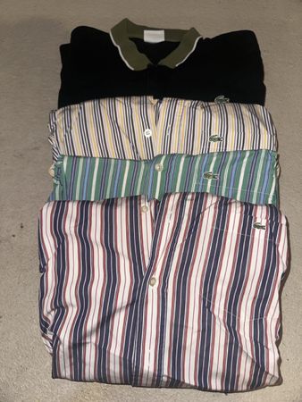 Lacoste Hemden und Poloshirt Set