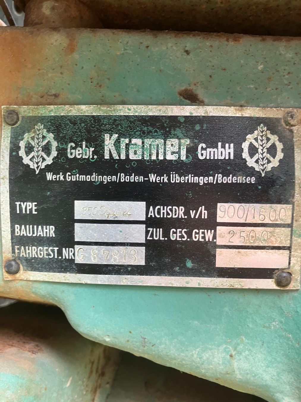 Kramer Trattori: Traktor Kramer 350 – Usato da Hasle LU venduto da Kirovetz 6