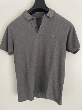 Lacoste Polo Grau Grösse M Classic Fit guter Zustand
