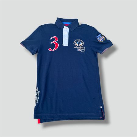 La Martina USA special events vintage poloshirt team no 3