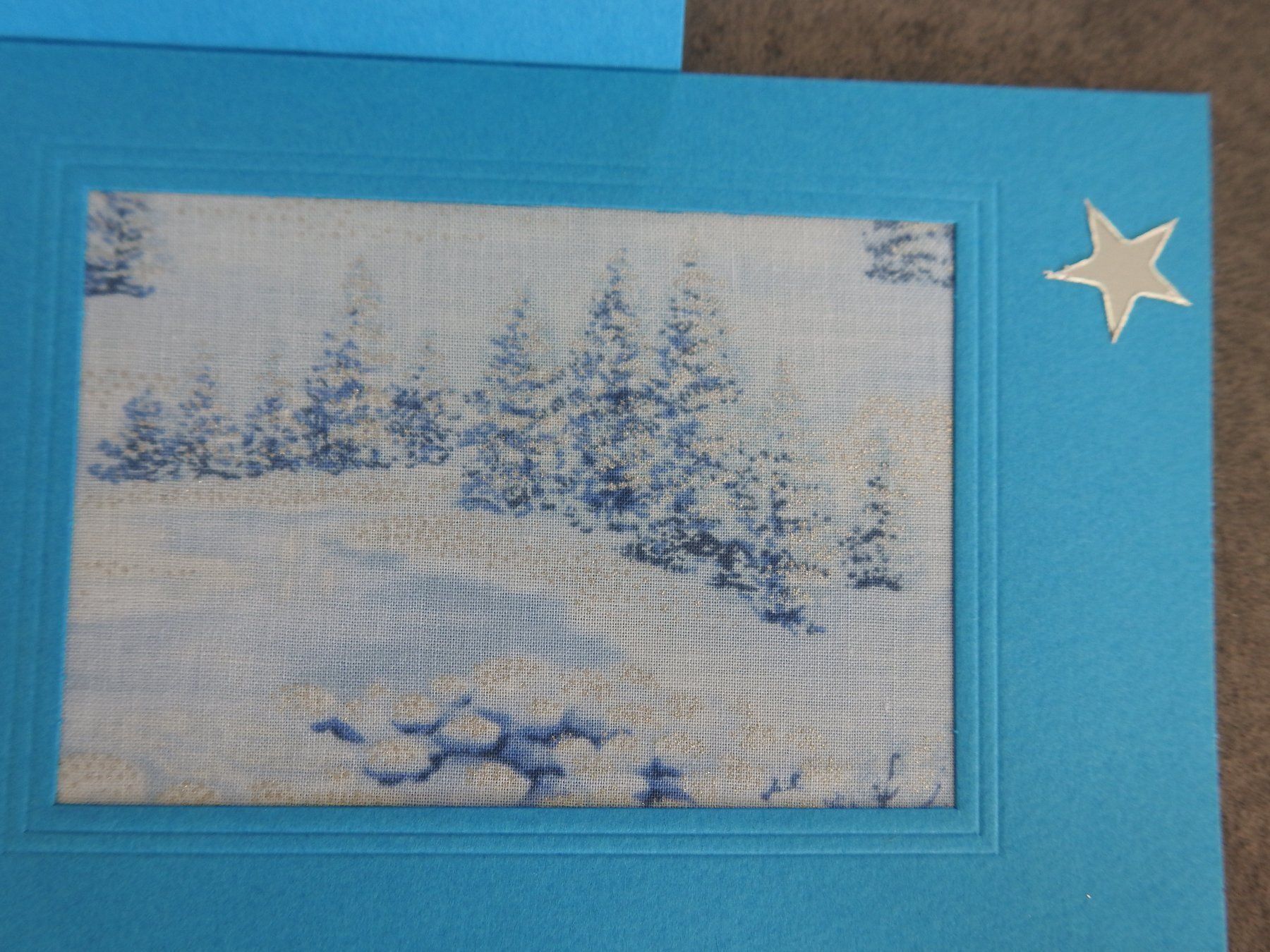 Cartoline: Set: 3 Weihnachtskarten mit Stoff (Doppelkarten/Kuverts) – Nuovo e nell'imballaggio originale da Zürich venduto da Piki7 2