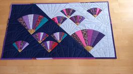 Quilt, Decke, Dekoration, Handarbeit, Bild aus Stoff