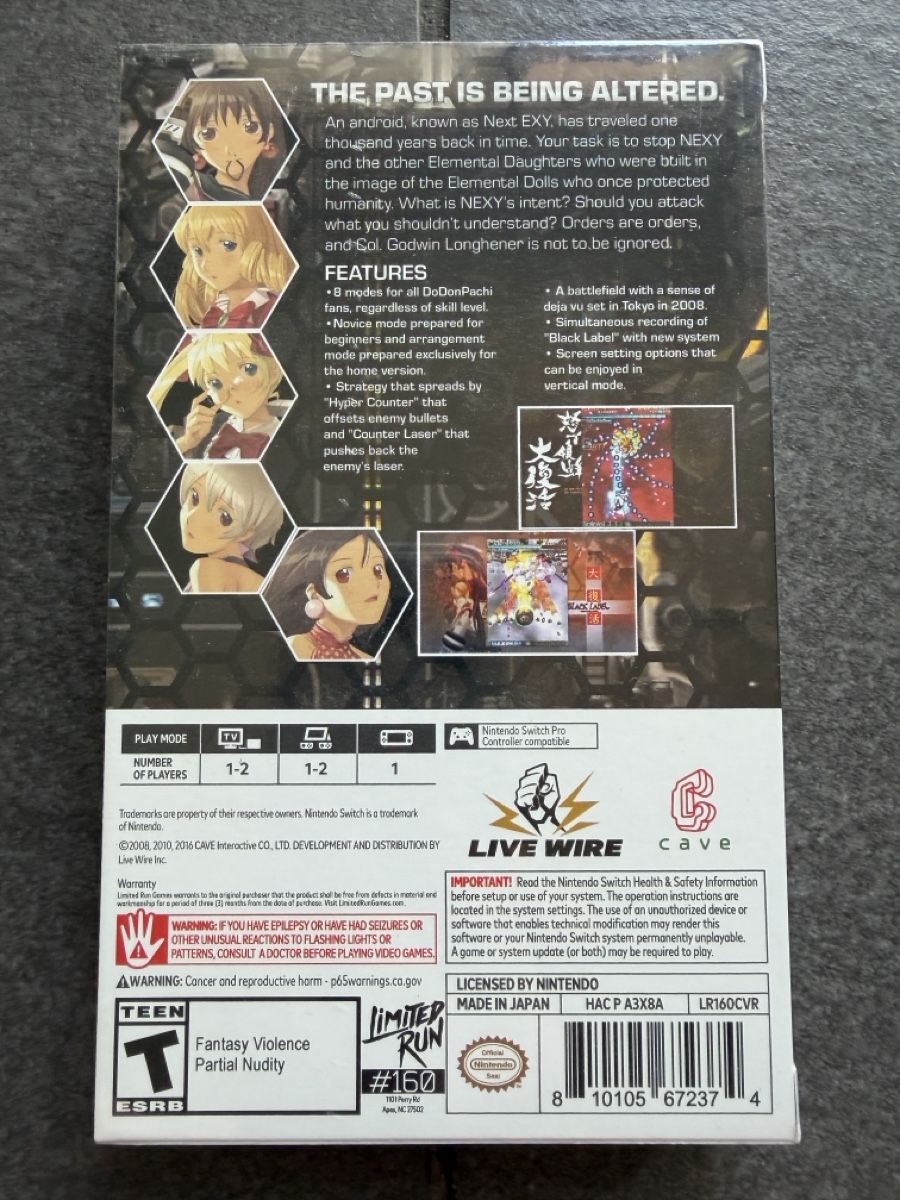 Nintendo Giochi: DoDonPachi Resurrection Switch Limited Run Games – Nuovo (secondo la descrizione) da Zürich venduto da cENS0R 1