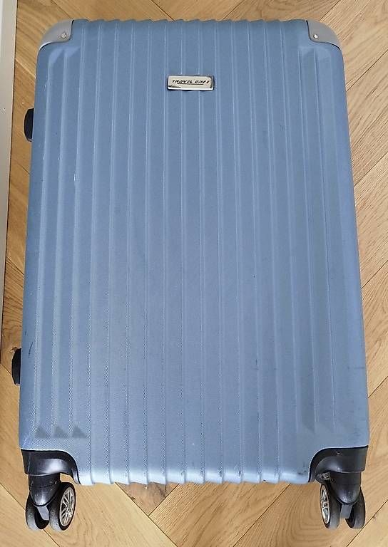Valigie: Schalenkoffer Rollkoffer Koffer blau – Usato da Ipsach venduto da klicklaut 2