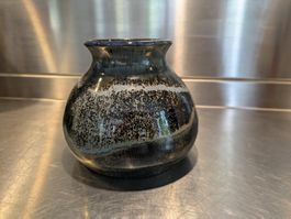 Vase Keramik glasiert handsigniert Griechenland 1983 Vintage