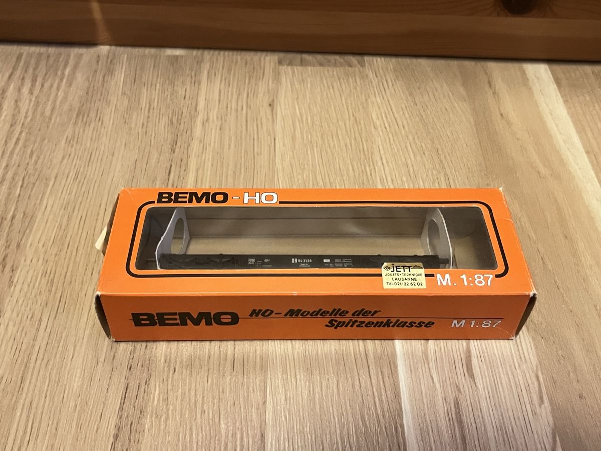 Bemo Modelleisenbahnen: Bemo Schmalspurtransportwagen – Gebraucht aus Blonay von babast_ 2