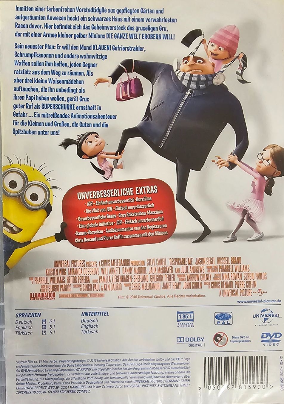 Tutti i DVDs: Ich - Einfach unverbesserlich – Nuovo e nell'imballaggio originale da Wahlen b. Laufen venduto da Cg10 1
