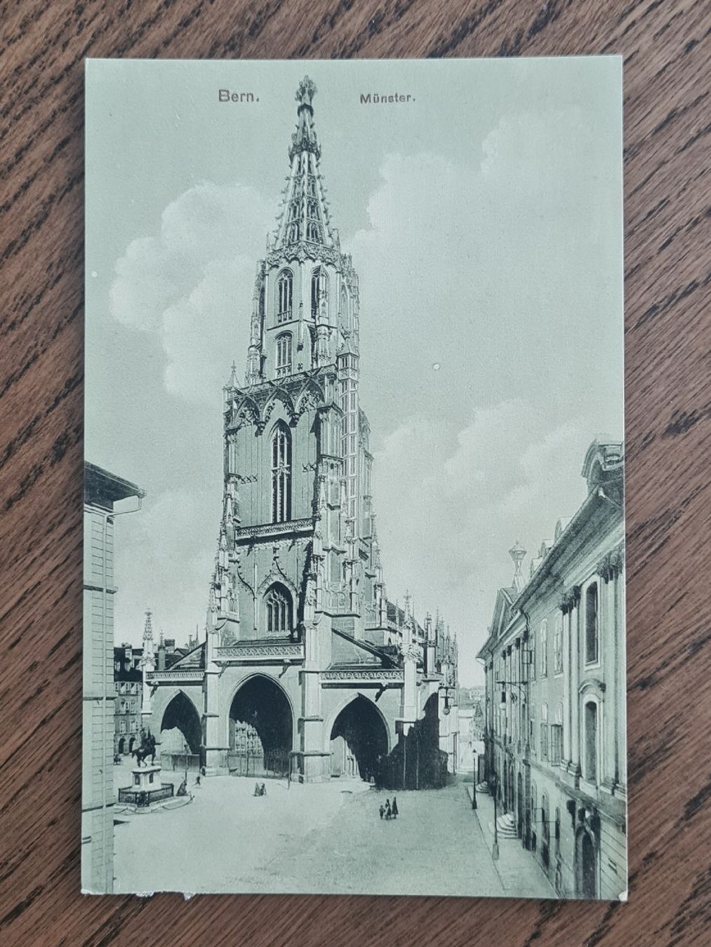 Cartoline postali: Alte Karte Münster Bern – Usato da Ebikon venduto da Donar50