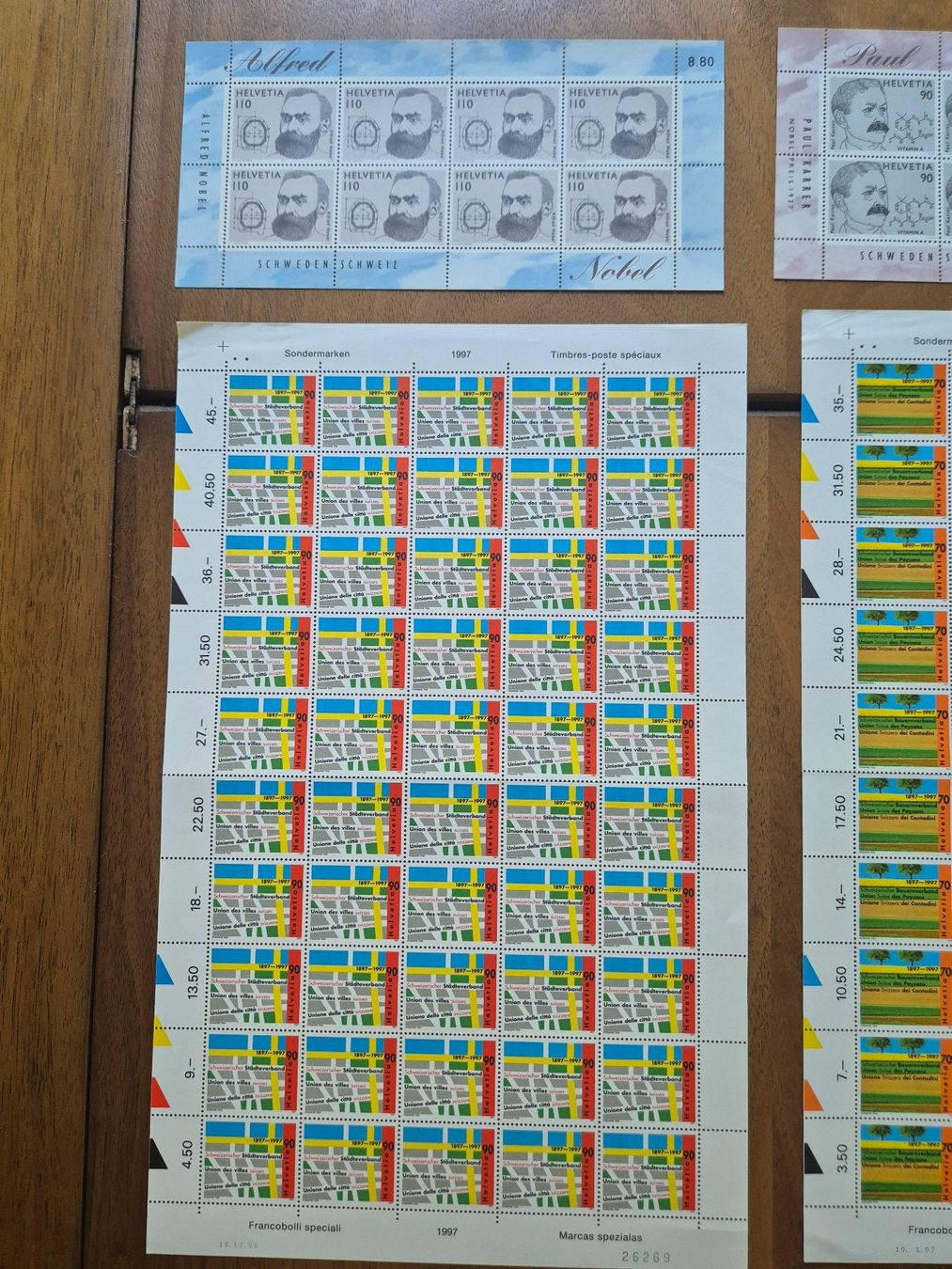 Tous les timbres: Frankaturware 100 CHF. GRATISLIEFERUNG ! – Neuf (Voir description) à Horgen par frankatur 1
