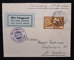 Flugpost Militärflugkonkurrenz 1925 mit F6