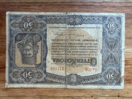 ungarische 50-Korona-Banknote (Ötven Korona)