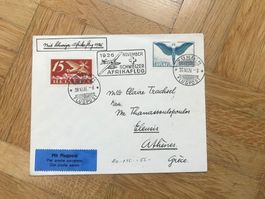 1926 Flugpostbeleg nach Athen (Schweizer Afrikaflug)