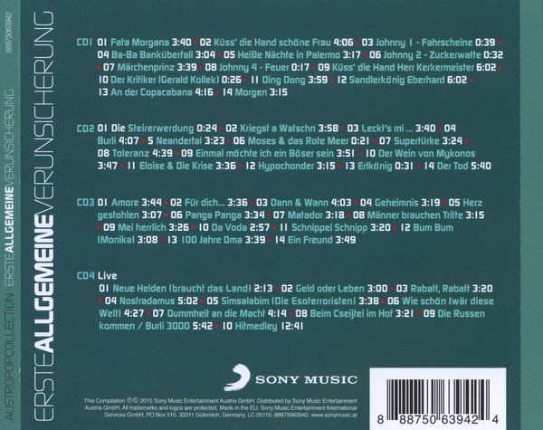 CD: 4-CD-Box EAV - Austropopcollection (2015) – Usato da Möriken AG venduto da mineralia 1