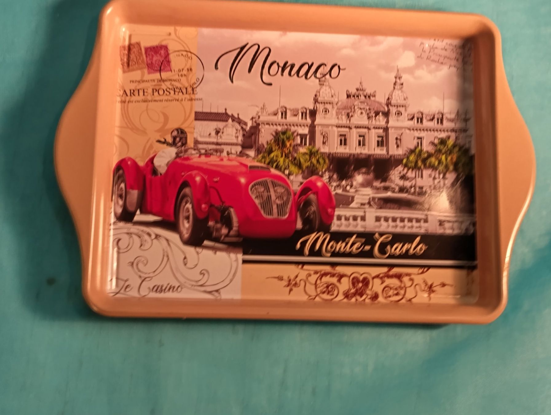 Servierplatten: Serviertableau Monaco, Monte Carlo – Neu (gemäss Beschreibung) aus Bellach von JingleCherry