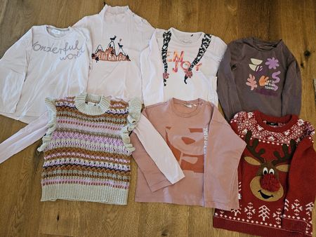 Kleiderpaket langarm Mädchen Gr 122