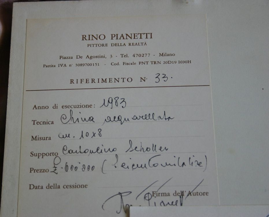Dipinti: Rino Pianetti – Usato da Winkel venduto da gabriele56 4