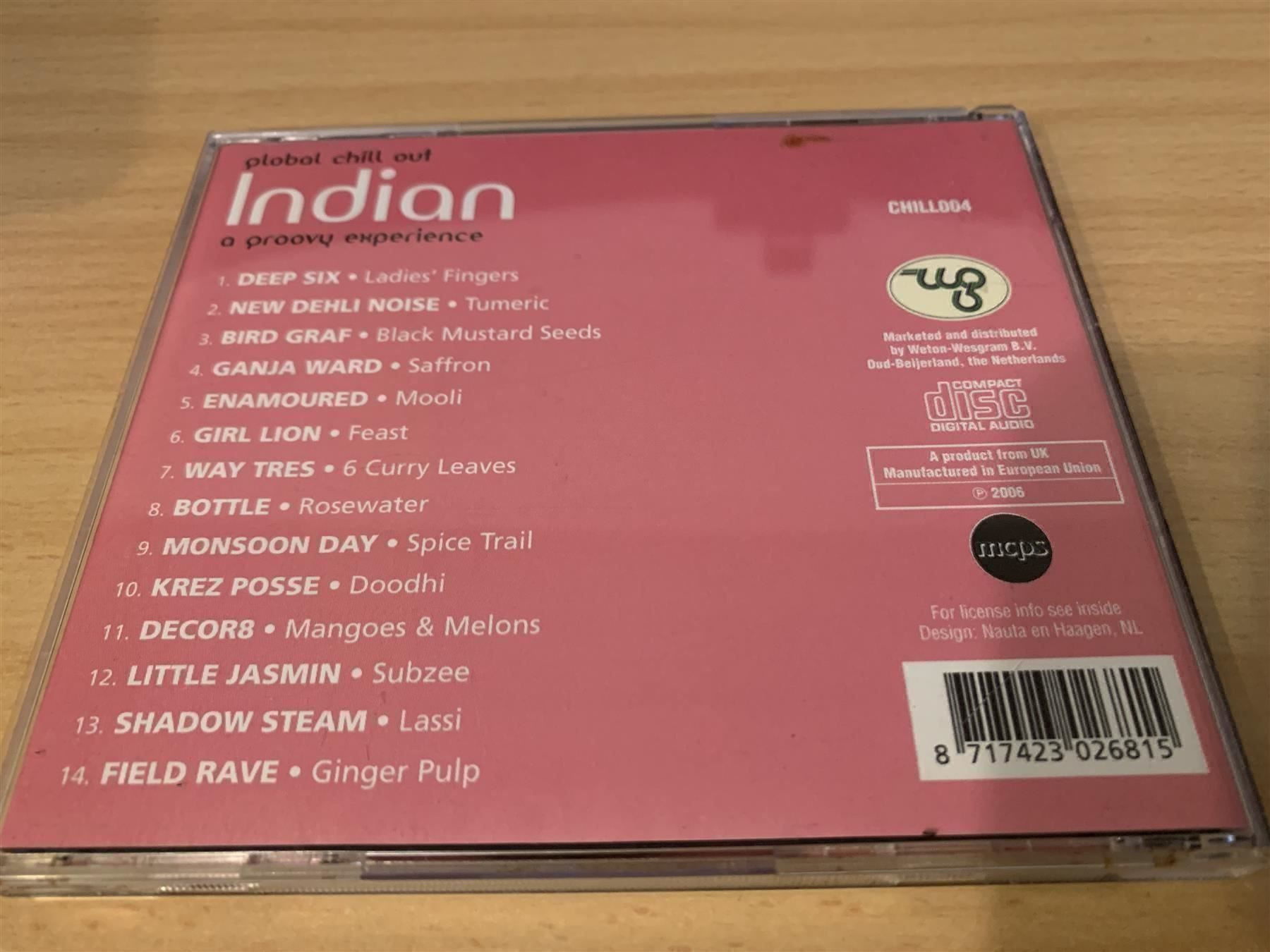 CD: Global Chill Out Indian, A Groovy Experi – Usato da Rikon im Tösstal venduto da Alpenmutz 1