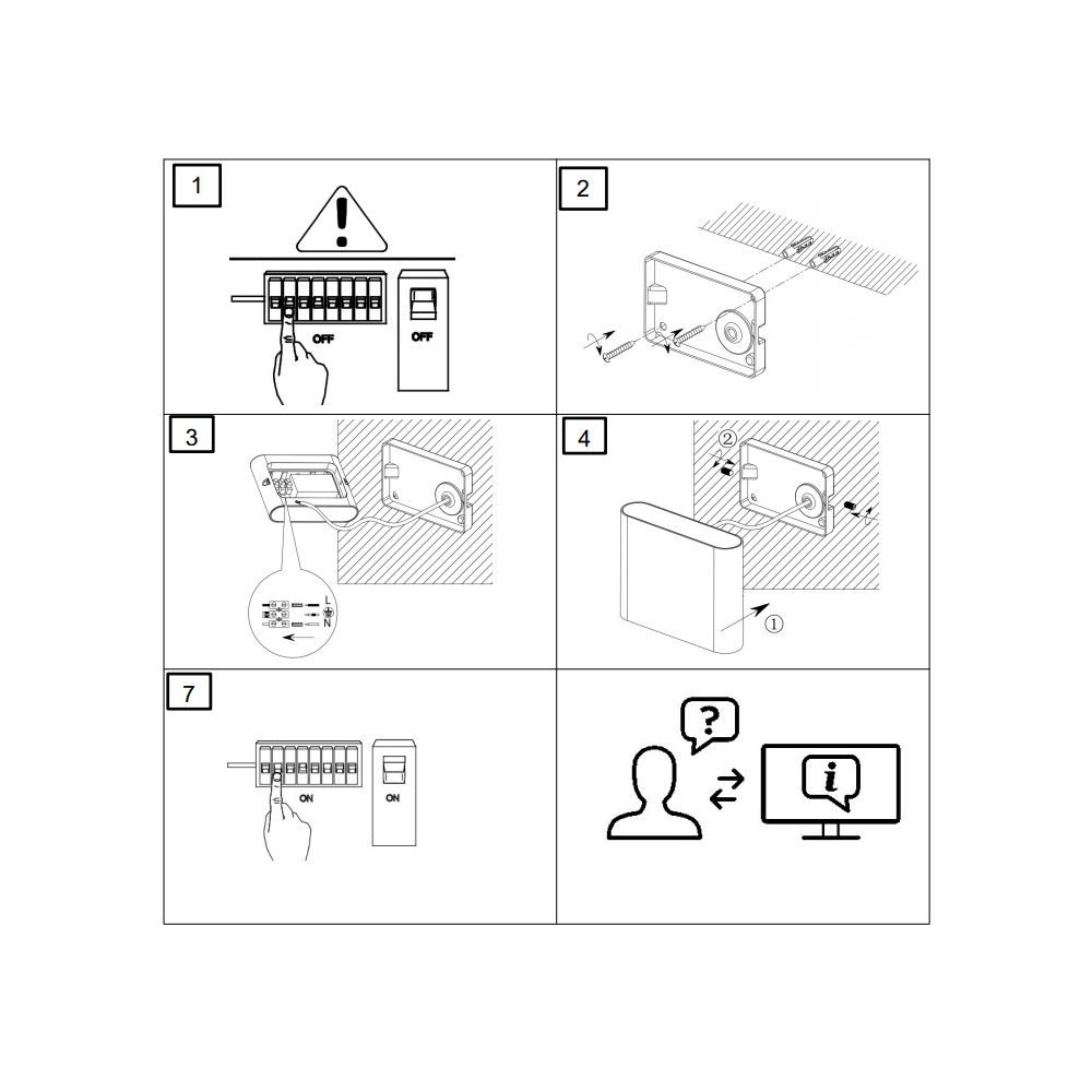 Lampen: LED Aussen Wandleuchte, 17 cm x 9 cm – Neu (gemäss Beschreibung) aus Kreuzlingen von Smart-Light 4