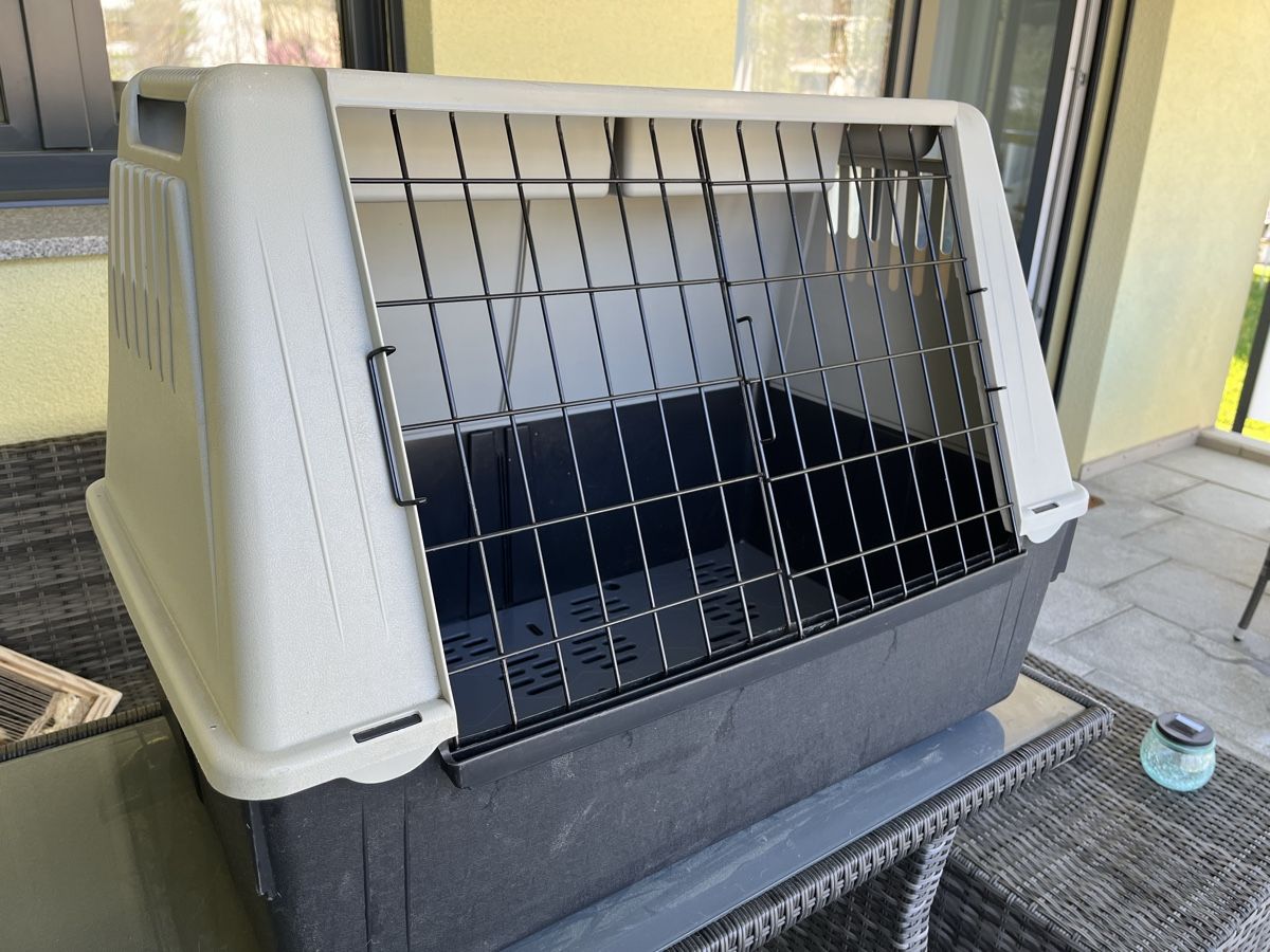 Cucce & Letti: Gut erhaltene Hunde Auto-Transportbox – Usato da Bettwiesen venduto da Fugi5
