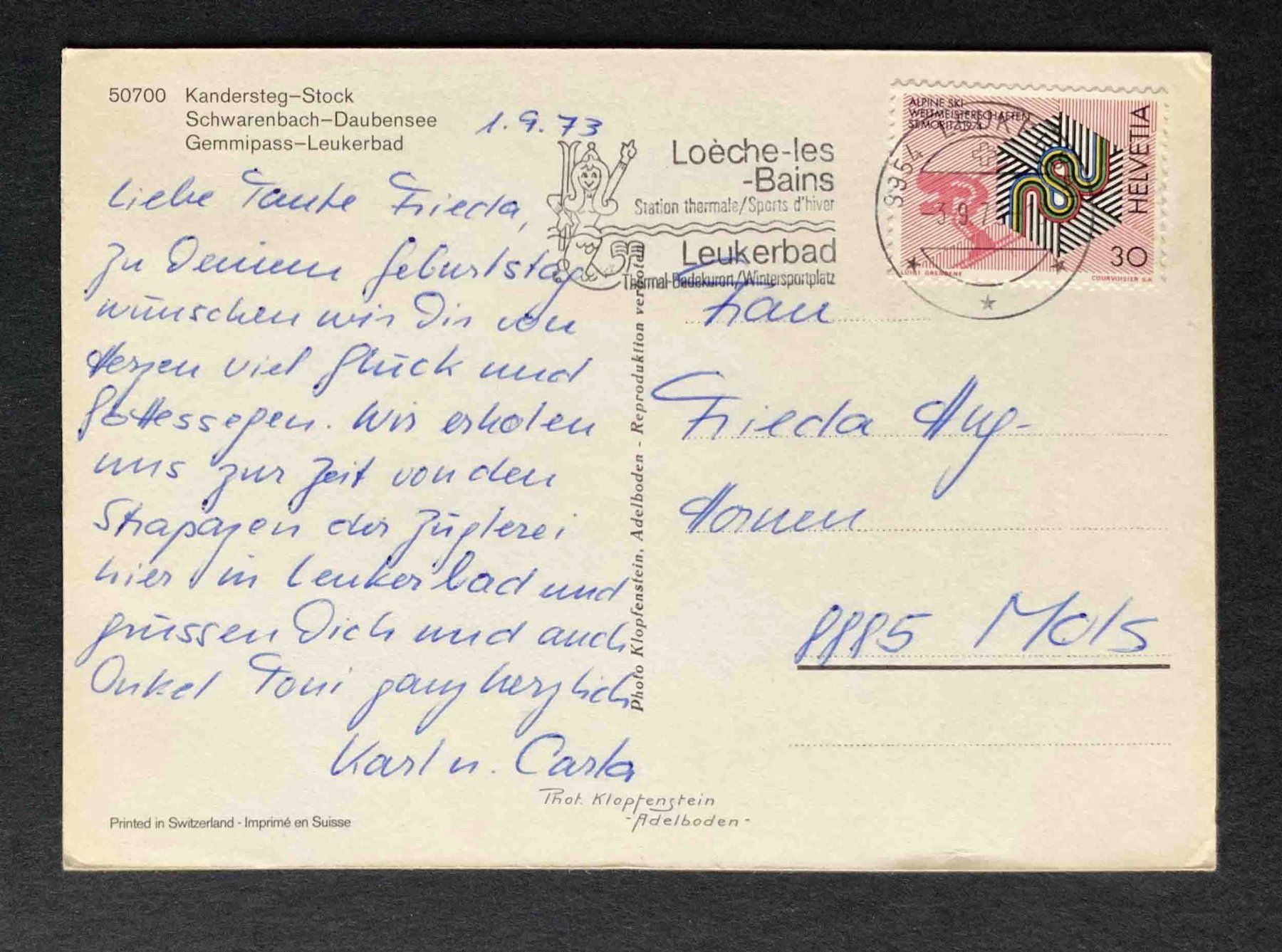 Cartes postales: AK Gemmiweg – D'occasion à Goldau par artelier1 1