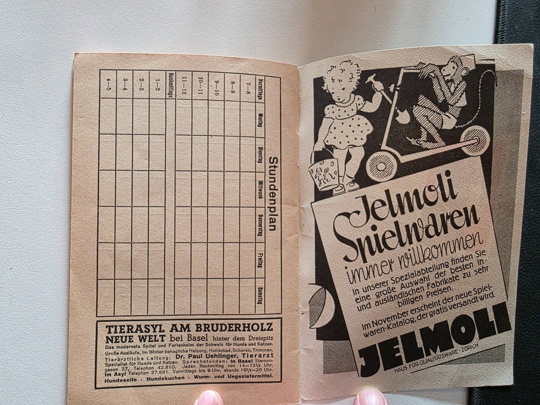 Bücher: Schweizerischer Tier Schutz Kalender 1933 – Gebraucht aus Walterswil BE von Lonitti 6
