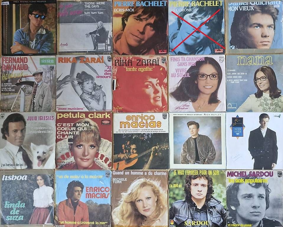 Dischi in vinile: Disques d'époque vinyles 45t + 33t – Usato da Botterens venduto da abi_tz2g 3