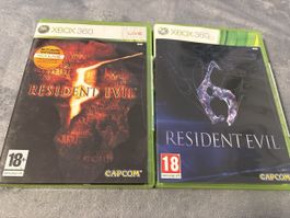 Xbox 360 Spiele Resident Evil 5 und 6 im Set gebraucht